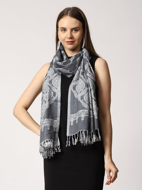 Women's Jamawar Wool Stole
